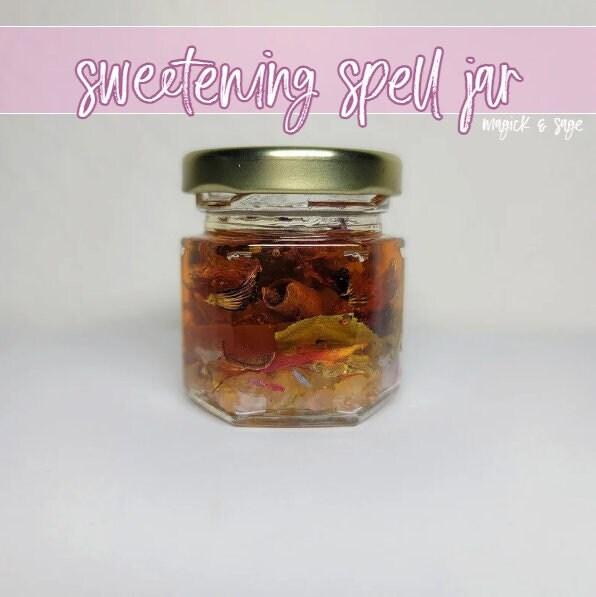 Sweetening Spell Jar - Honey Jar | Sweeten a relationship, friendship, interaction, crush, or romance.