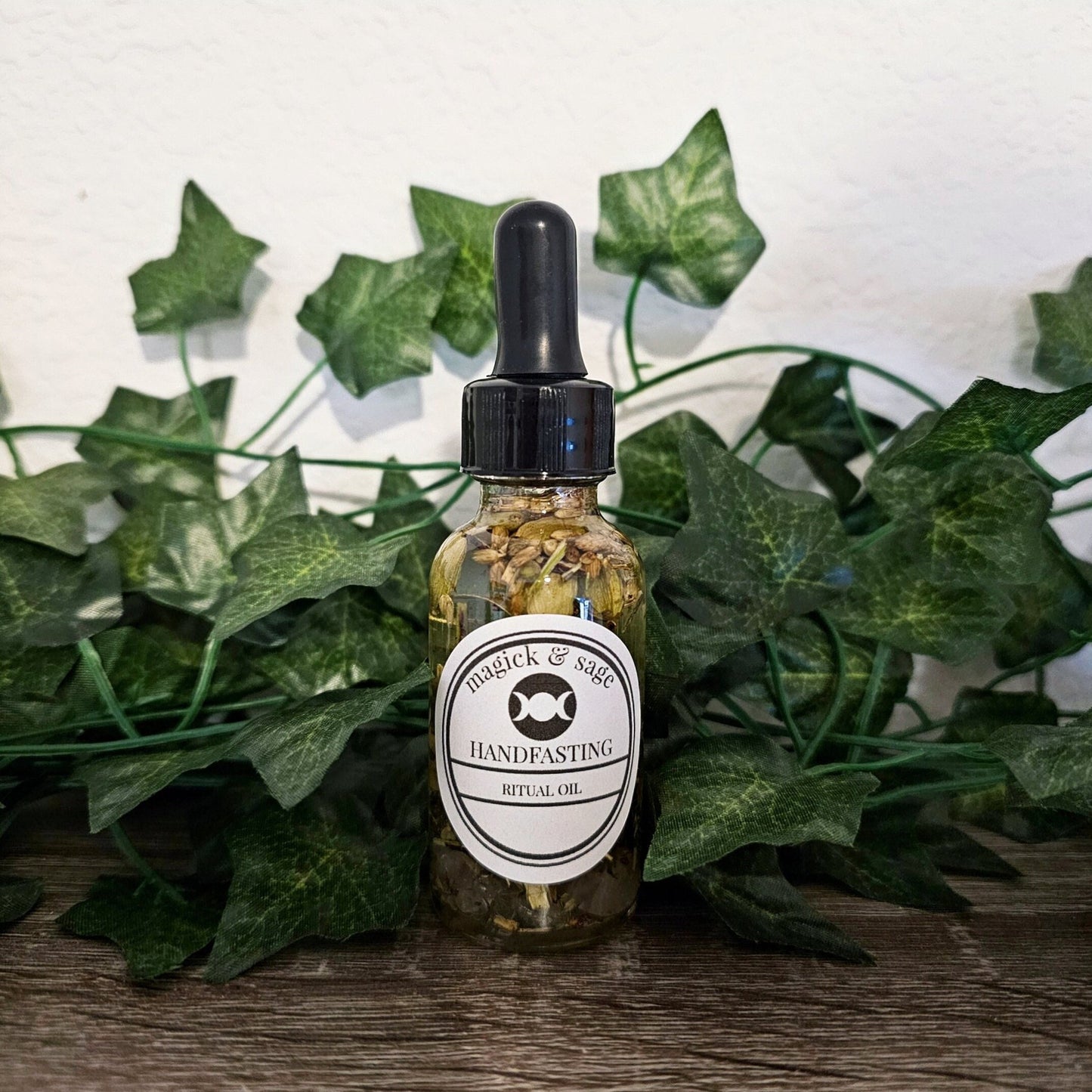 HANDFASTING Oil - Blessings for Handfasting, Marriage, Tying the Knot - Attract a Committed Lover or Relationship - Ritual & Altar Tools