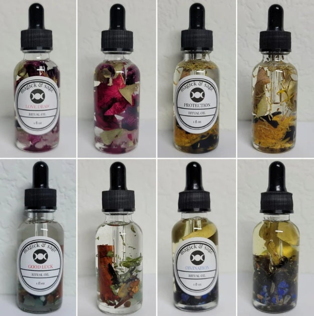 RITUAL Oil - Discounted and Imperfect 10mL Rollers - Choose Your Purpose - Love, Wealth, Protection, Hex, Spell Work - Ritual & Altar Tools