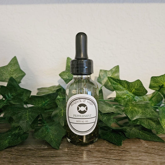 Peppermint Oil | Cleansing, Consecration, Love, Money, Prosperity, Protection, Psychic Abilities, Good Luck, Success