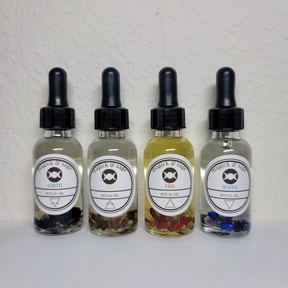 Elemental Oil (Full Set) | Earth, Air, Fire, Water