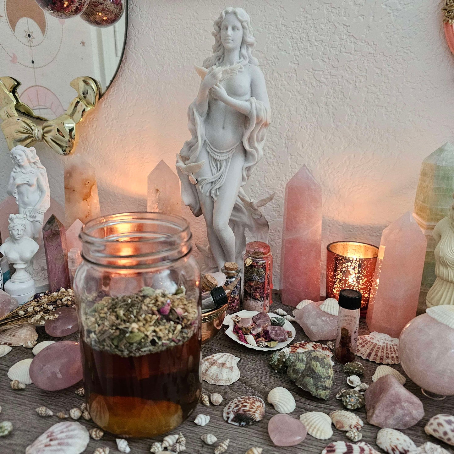 COMMUNITY Love Spell Honey Jar - Sweeten Relationships or Interactions - Love, Friendship, Romance, Love Spells, Aphrodite - Ritual & Spells