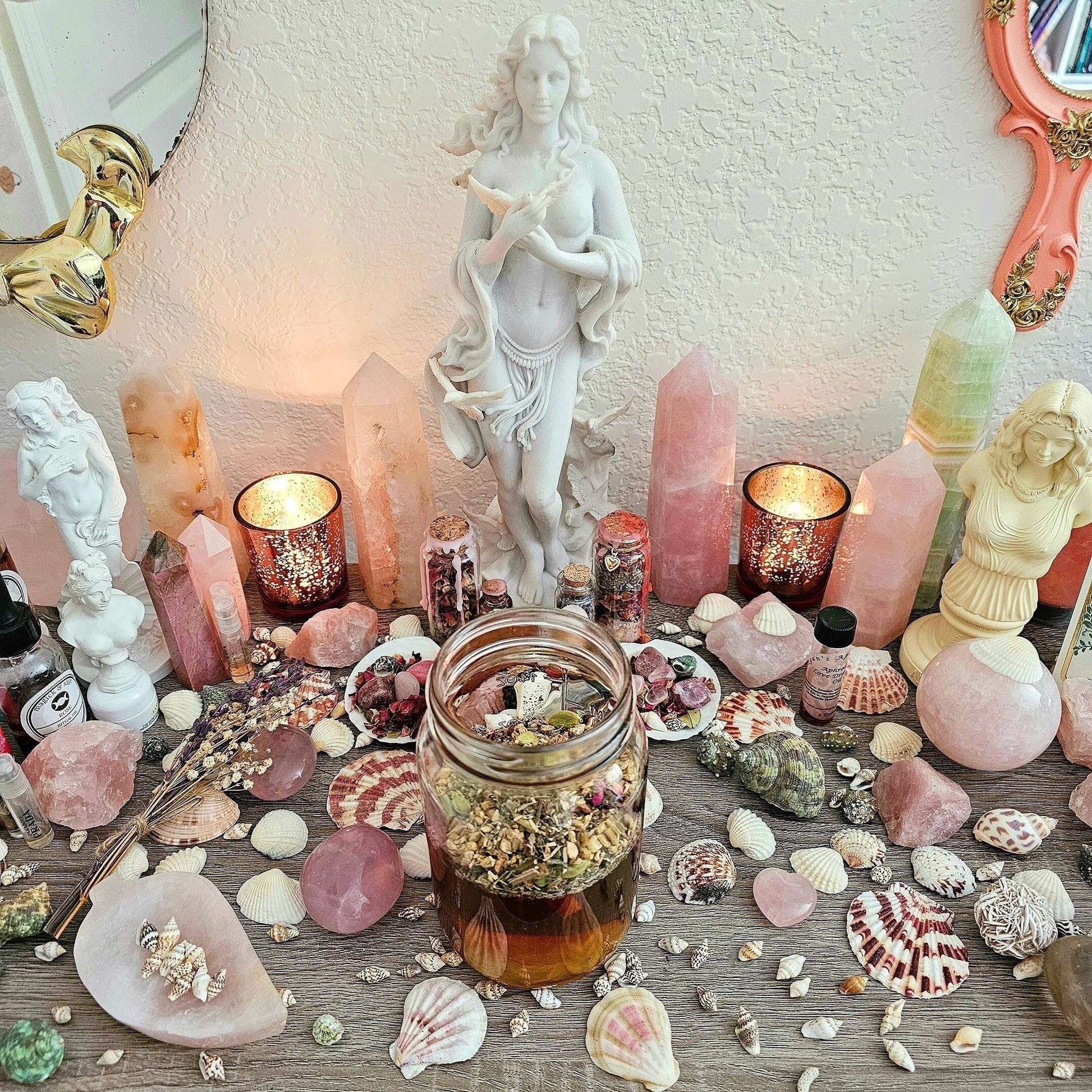 COMMUNITY Love Spell Honey Jar - Sweeten Relationships or Interactions - Love, Friendship, Romance, Love Spells, Aphrodite - Ritual & Spells