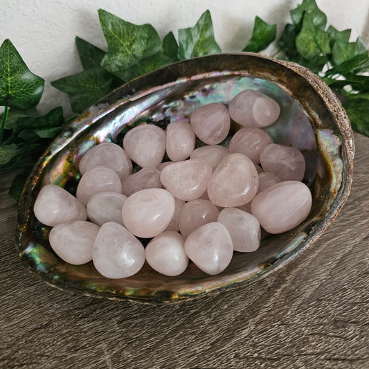 ROSE QUARTZ Tumbled Stone - Love, Romance, Friendship, Self-Love, Fertility, Heart Chakra, Peace, Calming, Emotions - Crystals & Gemstones