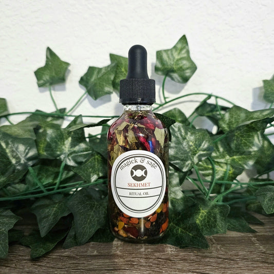 Sekhmet Goddess Oil | Ritual & Spell Work, Altars, Invocation, Manifestation, and Intentions