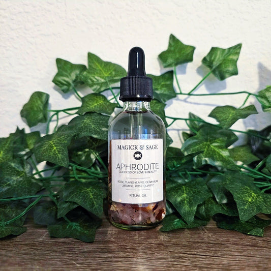 Aphrodite Goddess Oil | Ritual & Spell Work, Altars, Invocation, Manifestation, and Intentions