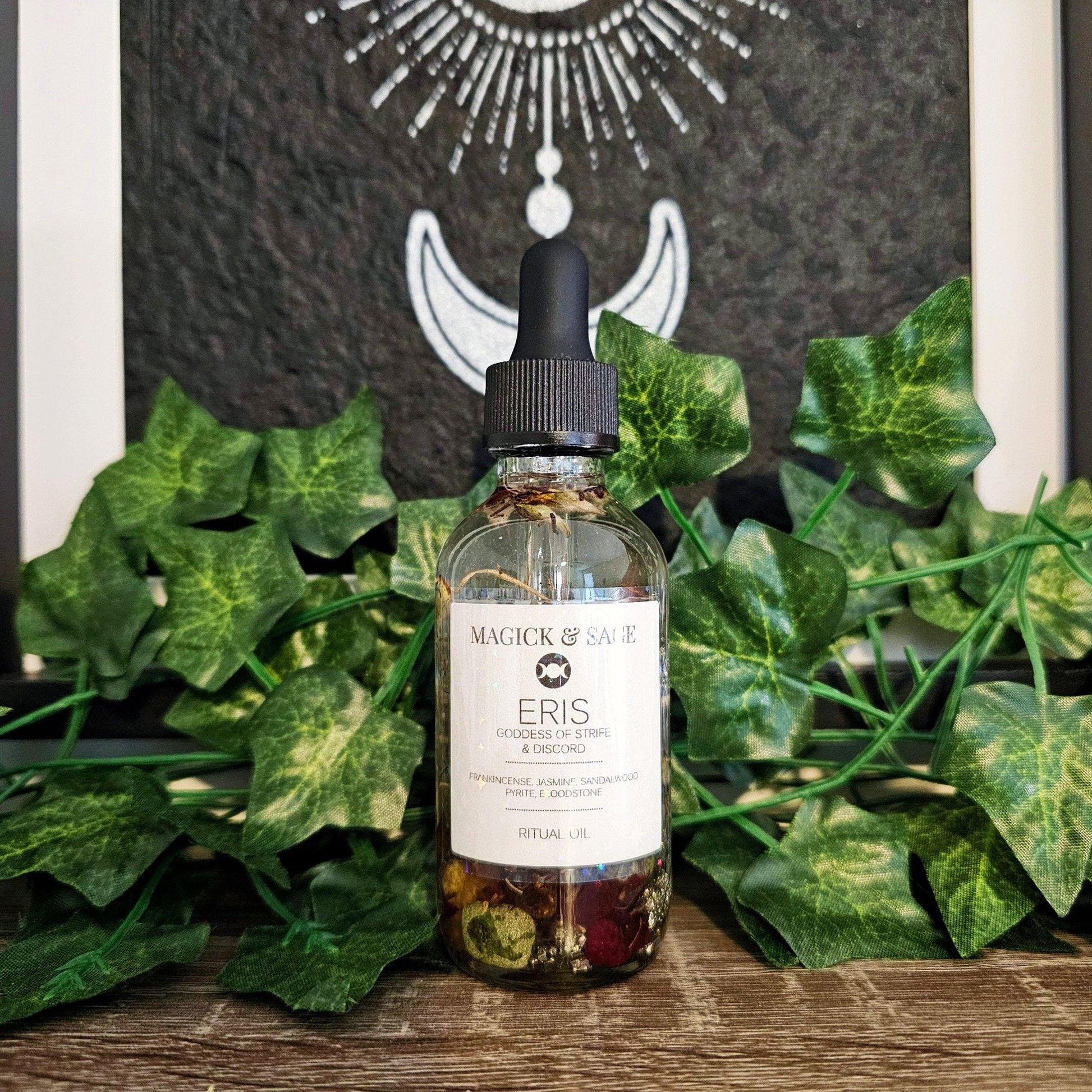 Ritual and Devotional Oil for Eris, the Goddess of Strife and Discord.