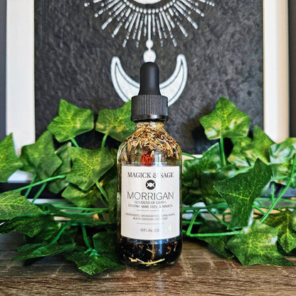 Ritual Oil for the Celtic Triple Goddess Morrigan