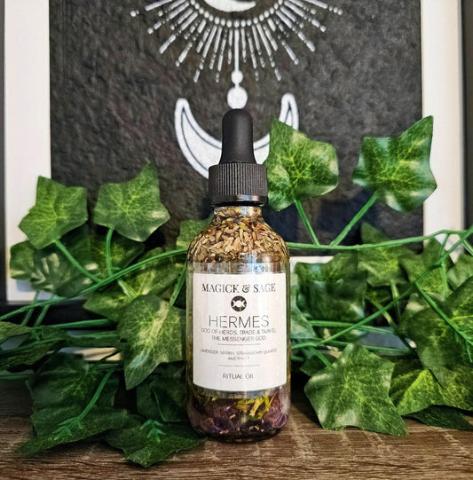 Hermes God Oil | Ritual & Spell Work, Altars, Invocation, Manifestation, and Intentions