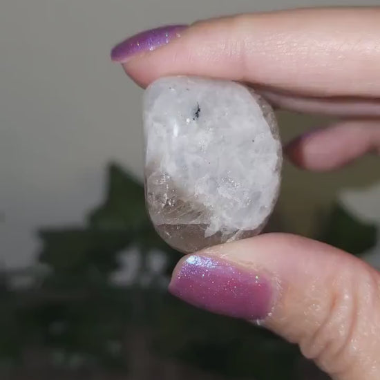 RAINBOW MOONSTONE Tumbled Stone - Transformation, Moon Magick, Divine Feminine, Psychic Protection, Intuition - Crystals & Gemstones