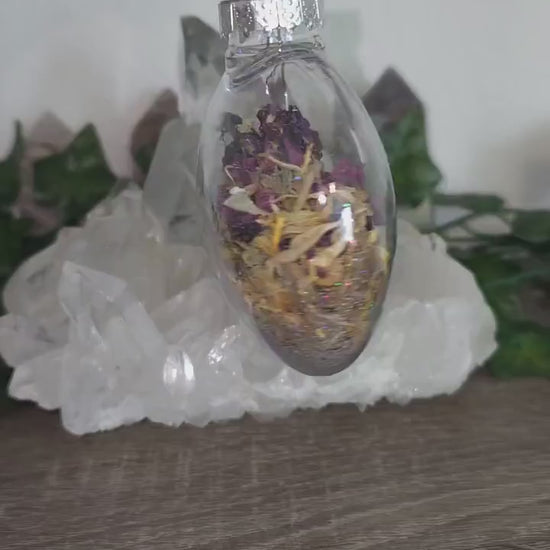 Faerie Orbs - Fairy Spell Ball - inspire Fae to dwell in your garden or space - Choose Your Glitter - Fairy Magick - Ritual & Altar Tools