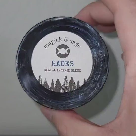 HADES Herbal Incense Blend - work, connect, honor Hades - Pluto - God of the Dead, King of the Underworld - Shrine & Altar Tools