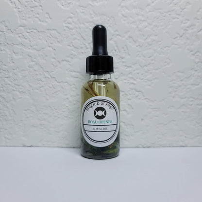 ROAD OPENER Oil - inspires prosperity, clear roads, abundance, and new opportunities - Abre Camino - Ritual Oil & Altar Tools