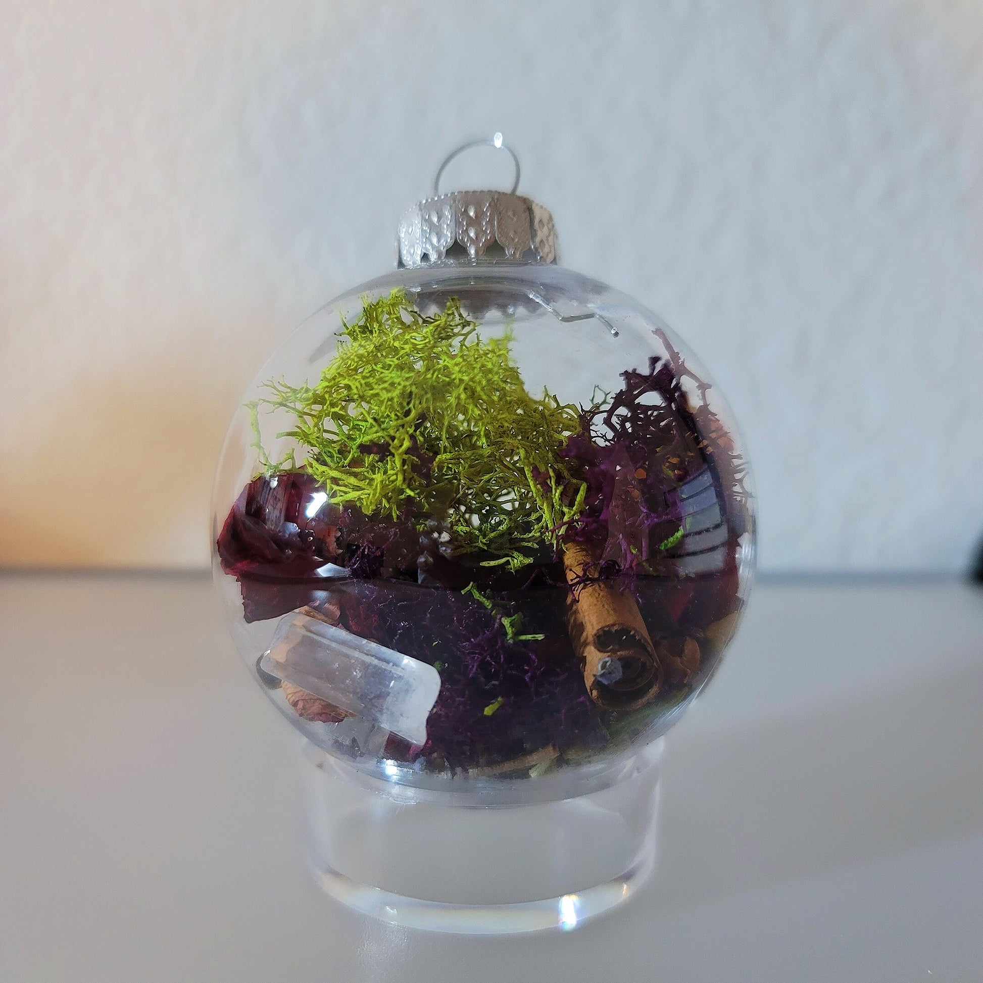 Witch Ball - Yule Ornament - Witches Amulet, Protection - Witchy Home Decor