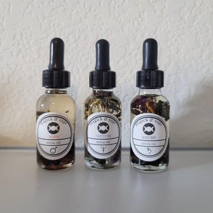 PLANETARY Oil - connect with positive planetary aspects and energies - Choose your desired Planet - Ritual Oils & Altar Tools