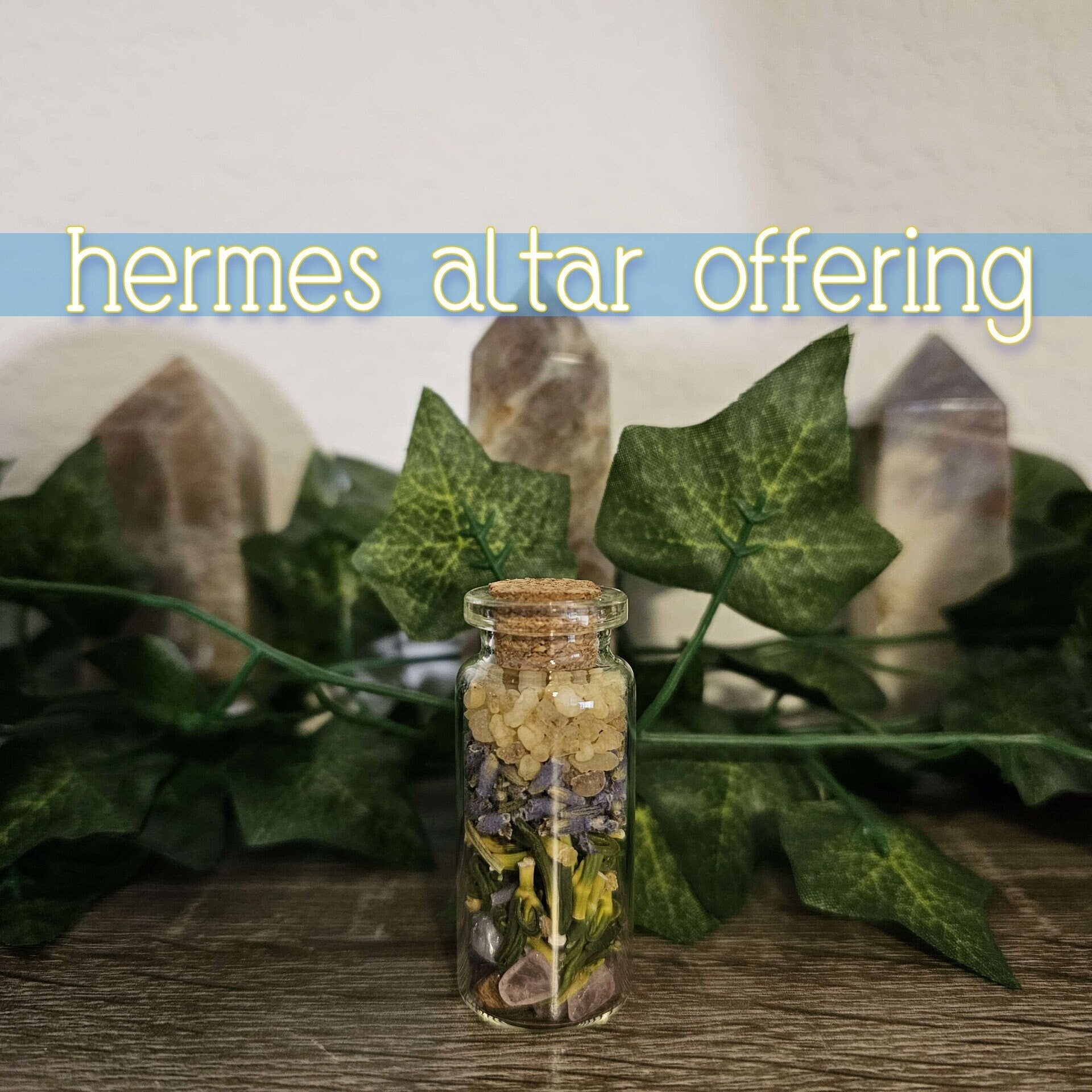 HERMES Altar Offering - offering for the Gods - Messenger of the Gods - God of Herds, Trade, Travel - Greek - Mercury - Shrine & Altar Tools