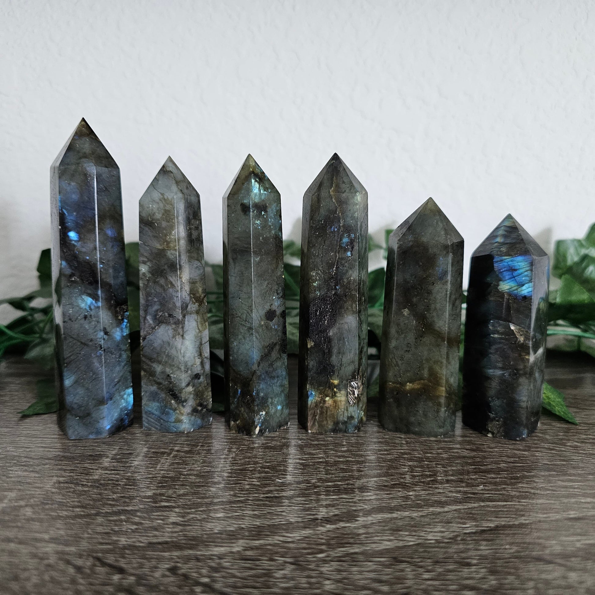 Labradorite Towers - Transformation, Protection, Clarity, Personal Magick, Stone of Magic - Ritual & Altar Tools